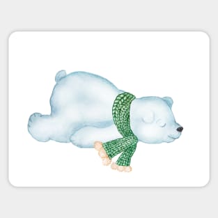 Winter Bear Five! Sticker